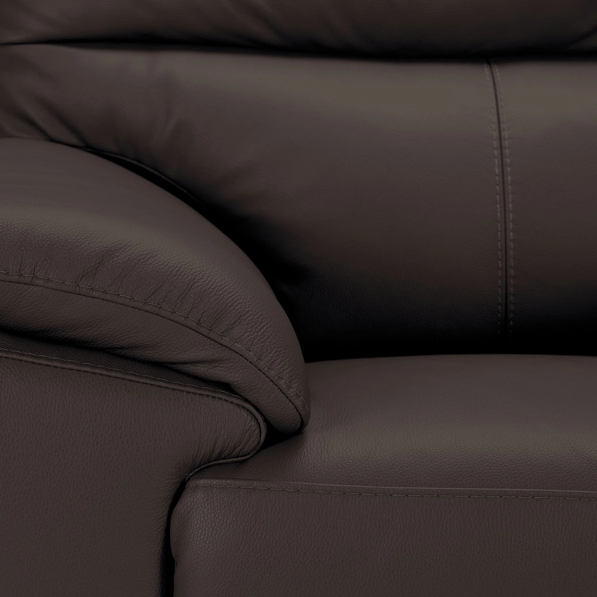 Toscana Leather Chair - Chocolate - Image 3