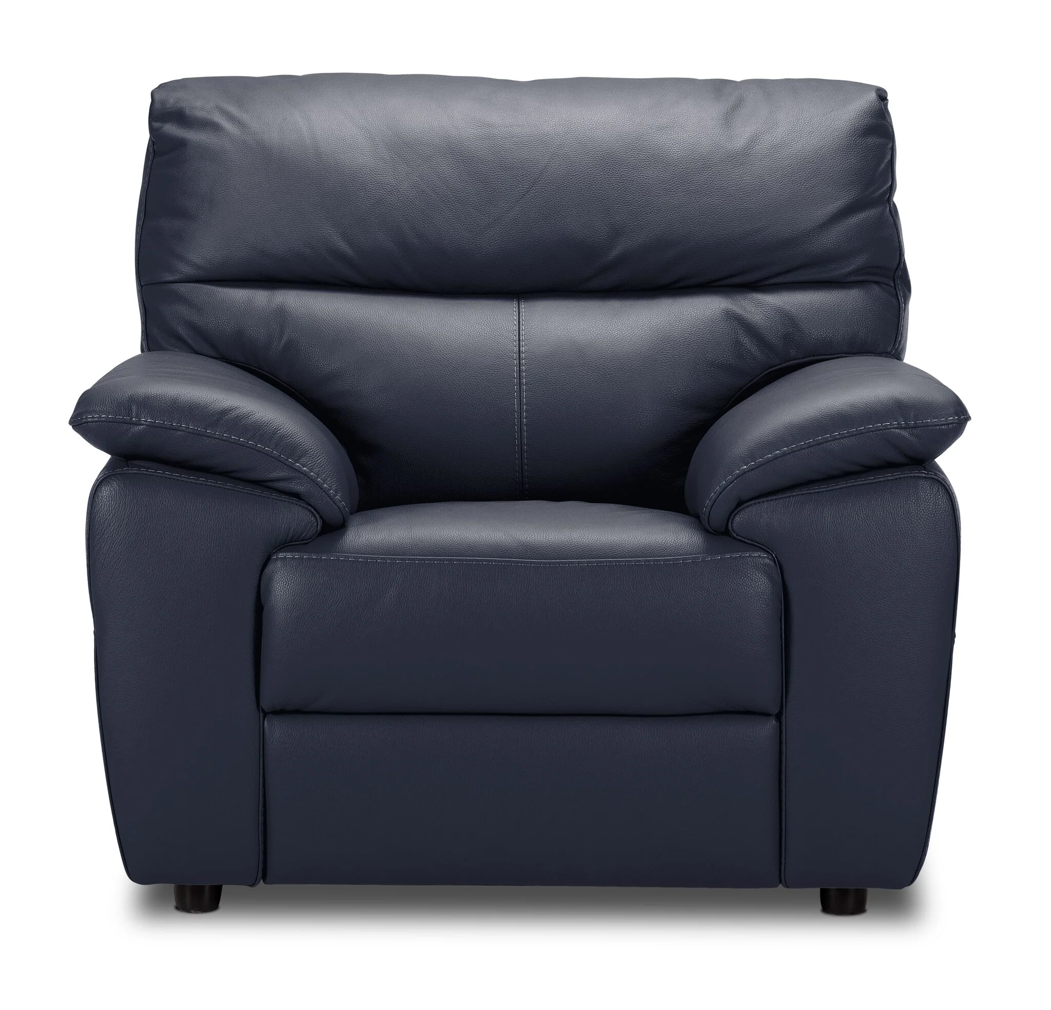 Toscana Leather Chair - Navy Blue - Image 2