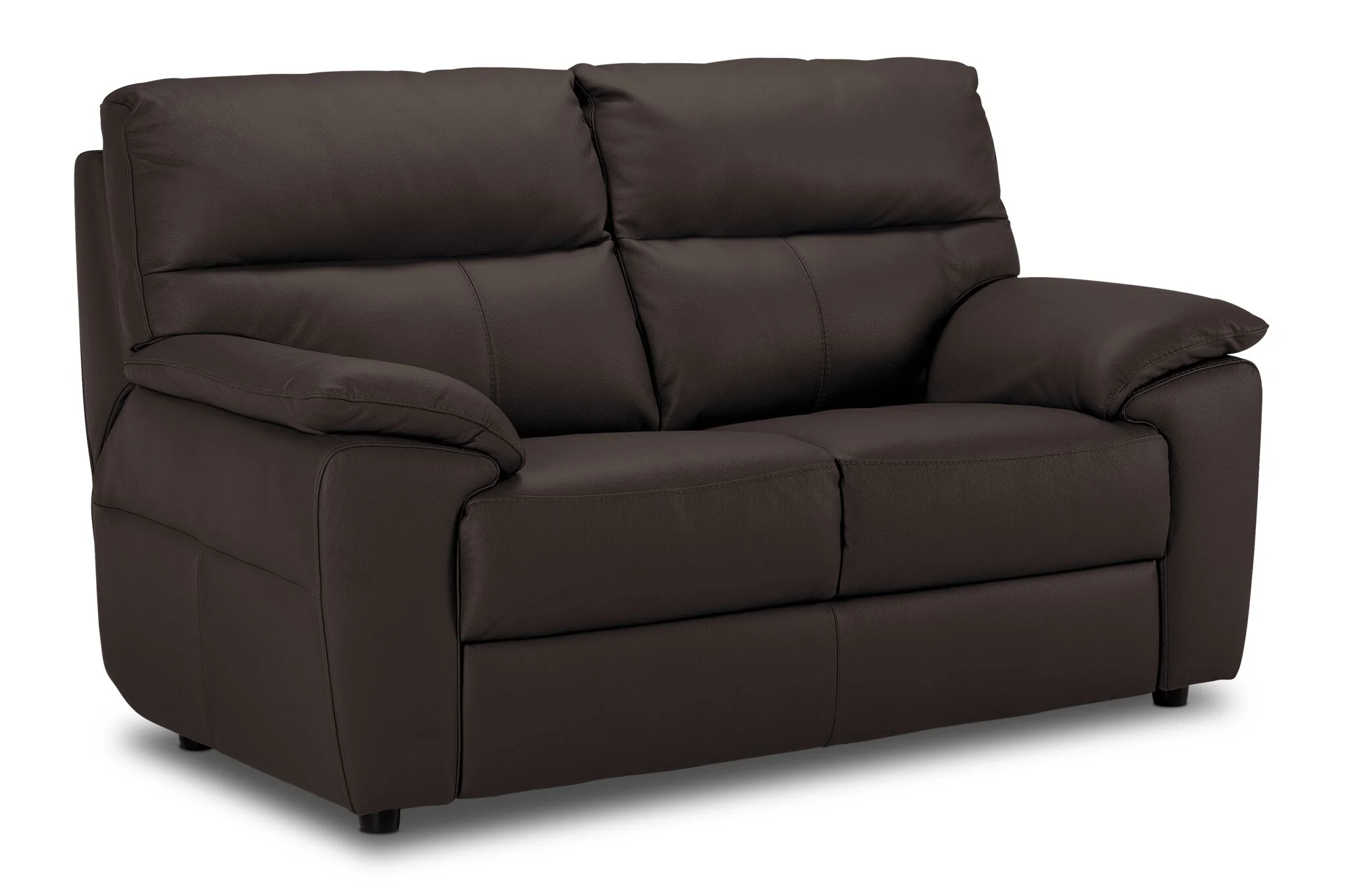 Toscana Leather Sofa and Loveseat Set - Chocolate - Image 3