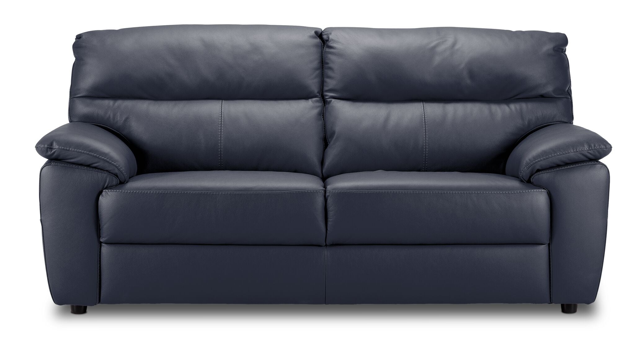 Toscana Leather Sofa - Navy Blue - Image 2
