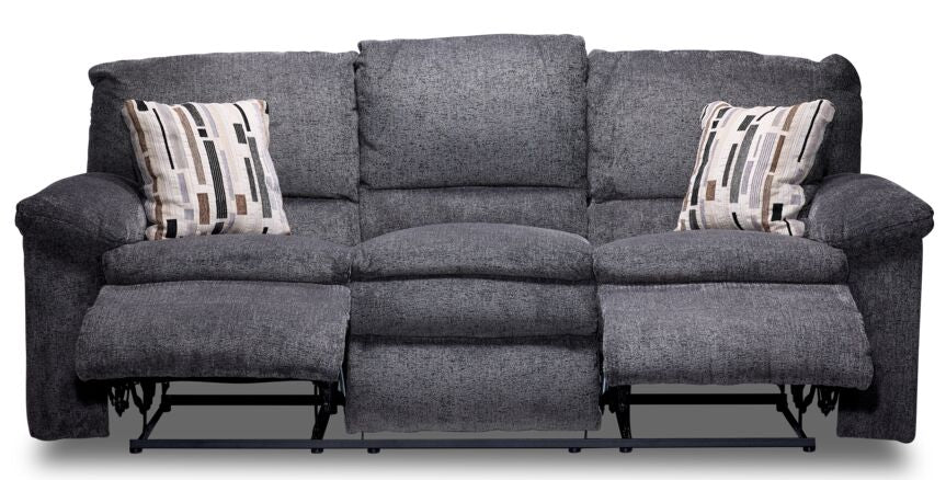 Tosh Reclining Sofa-Pewter - Image 3