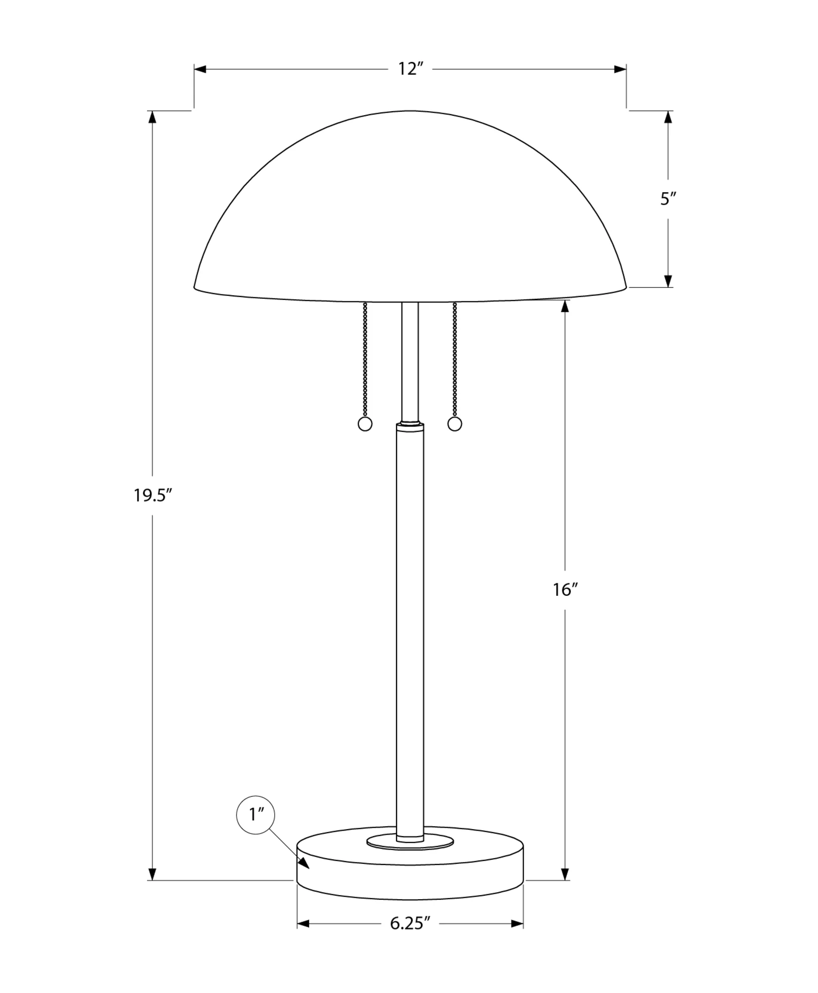 Tovia Table Lamp - Silver - Image 3