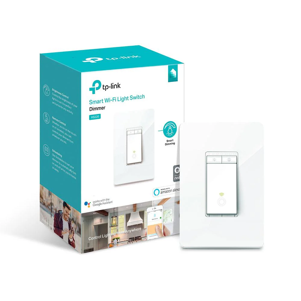 TP-Link Smart Wi-Fi Light Switch, Dimmer - TPL-HS220 - Image 3