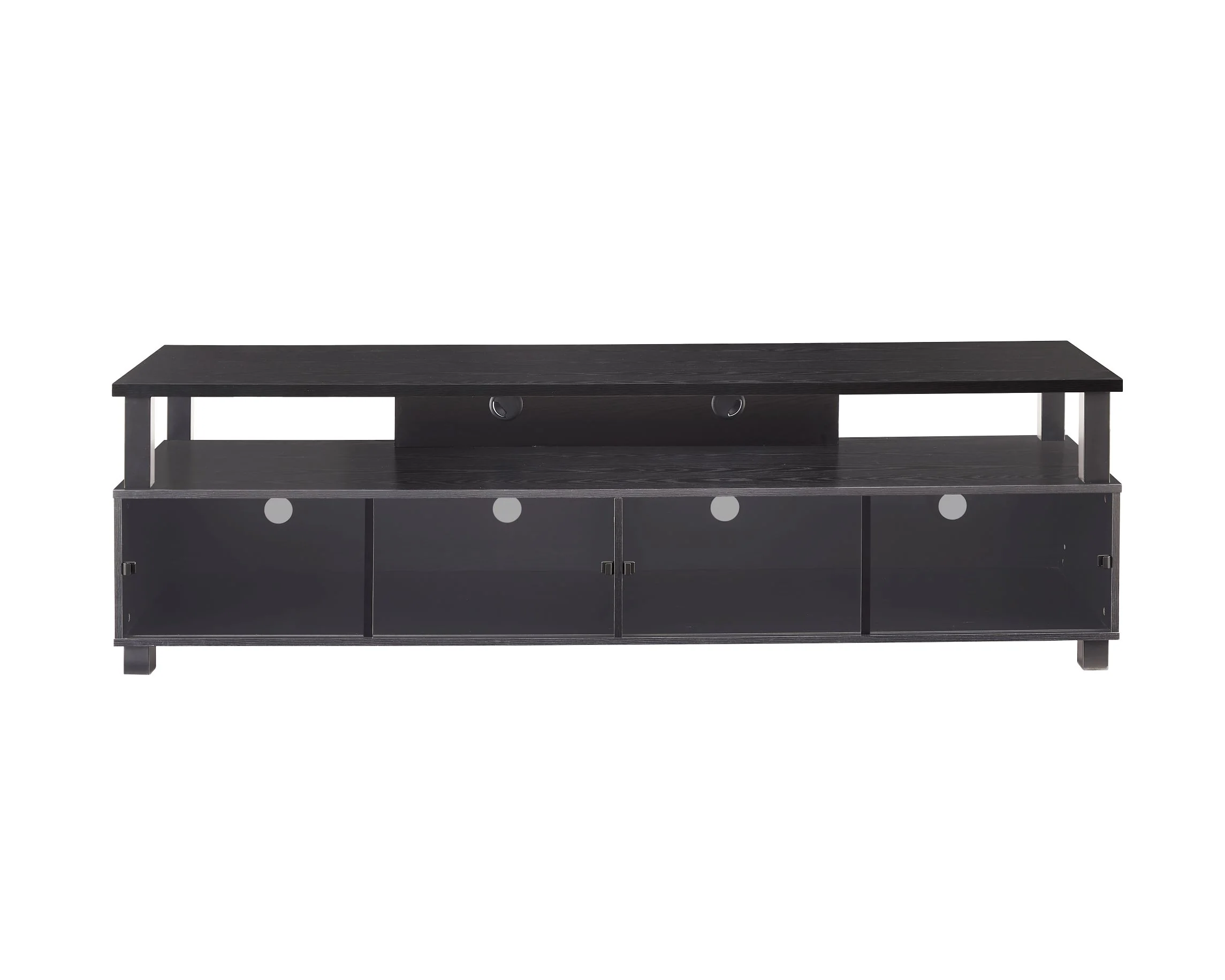 Tristan 75" TV Stand - Black - Image 4