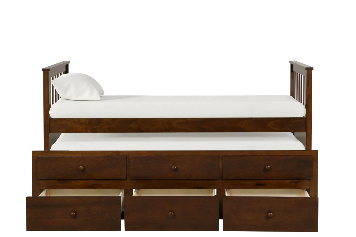 Trudy 5-Piece Twin Captain Bedroom Package with Trundle - Espresso - Image 3
