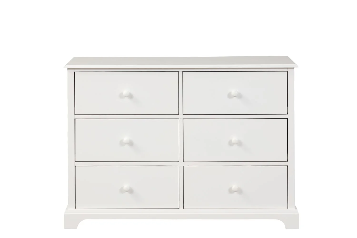Trudy 6-Drawer Dresser - White - Image 3