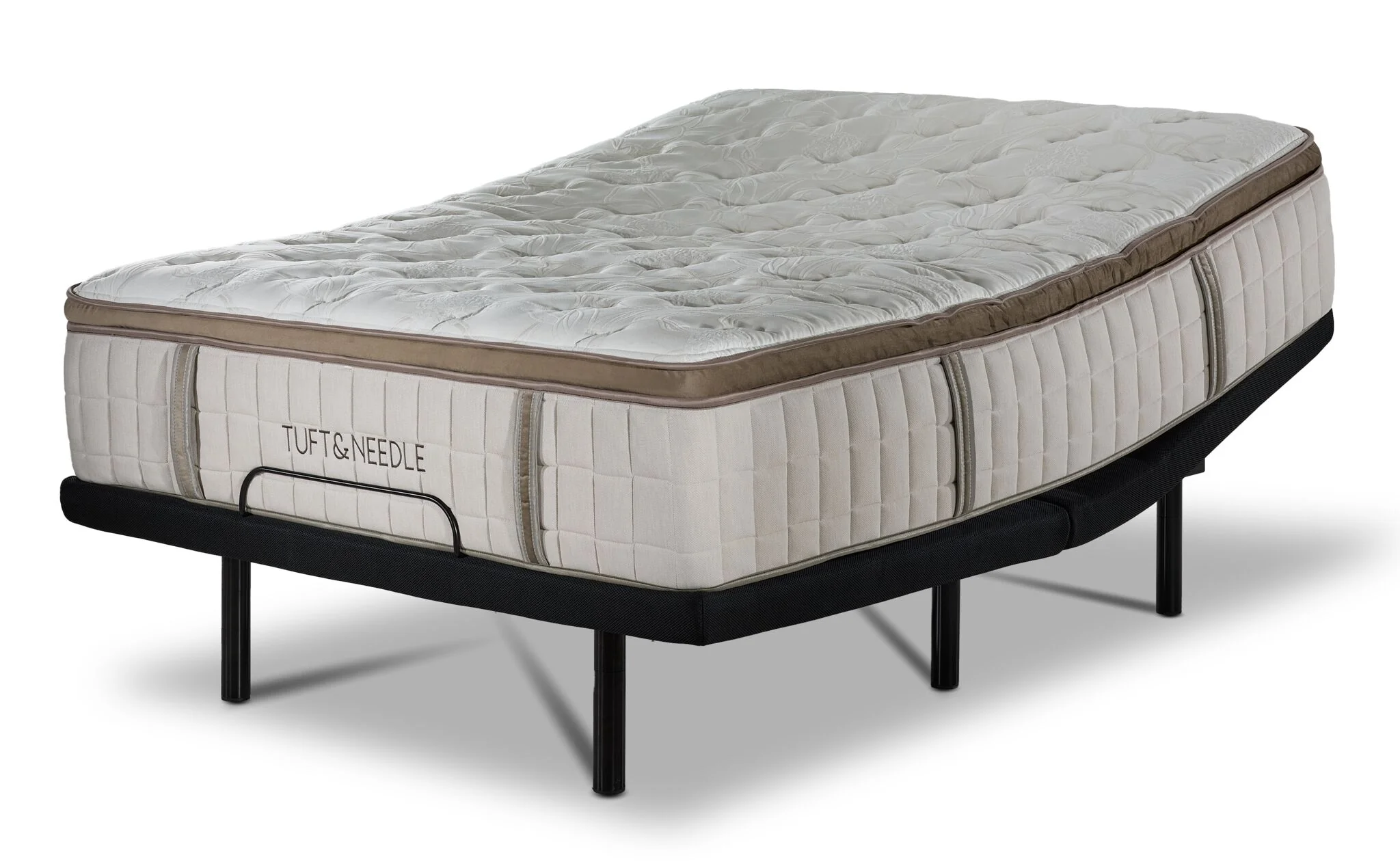 Tuft & Needle Stitch Super Pillow Top Plush Full Mattress and L2 Motion Lux Adjustable Base