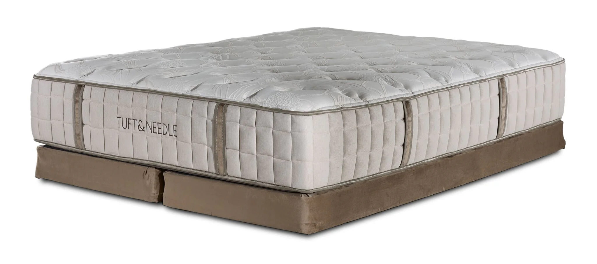 Tuft & Needle Toile Tight Top Firm King Mattress and Low Profile Split Boxspring Set