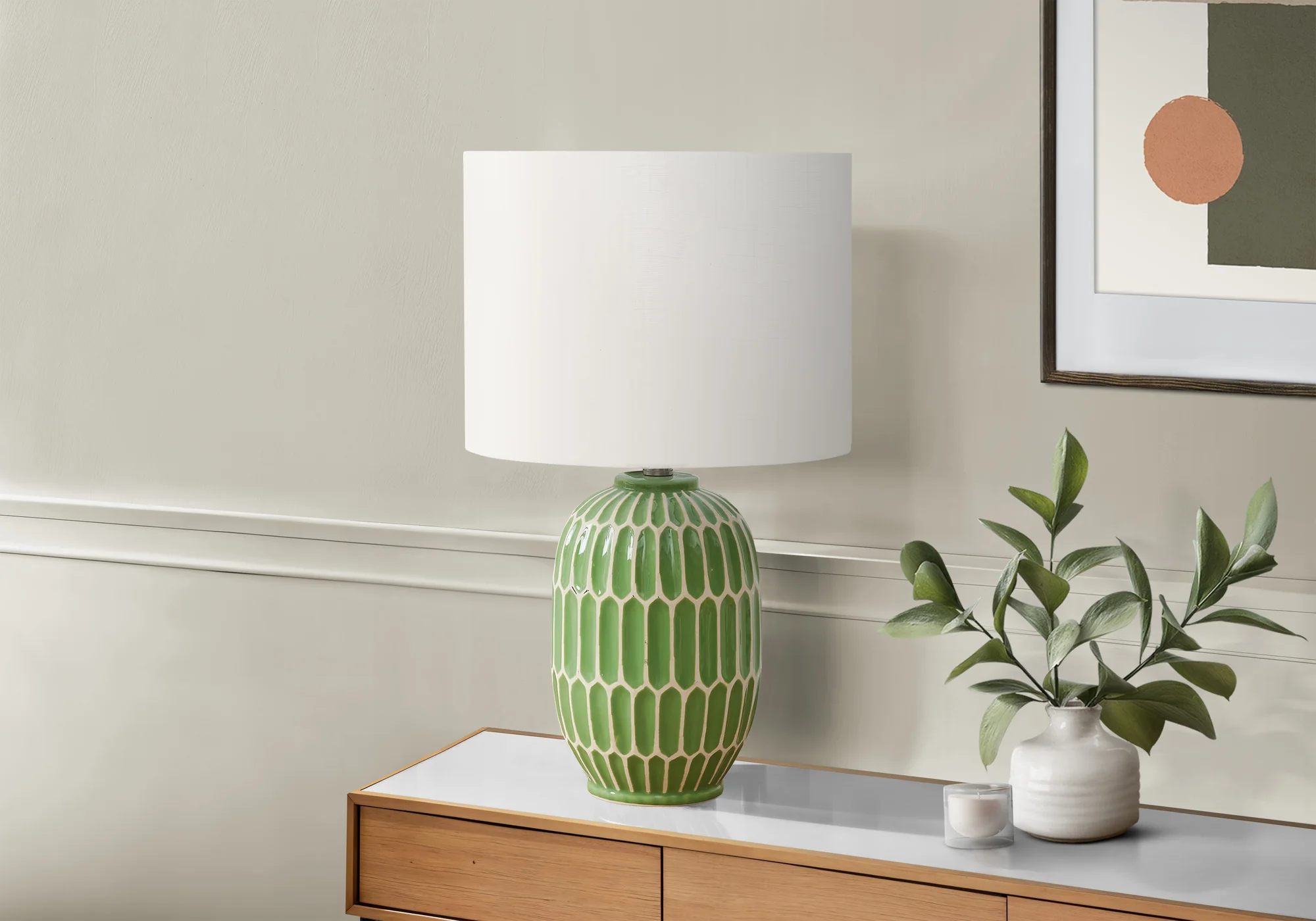 Tyne Table Lamp - Green - Image 2