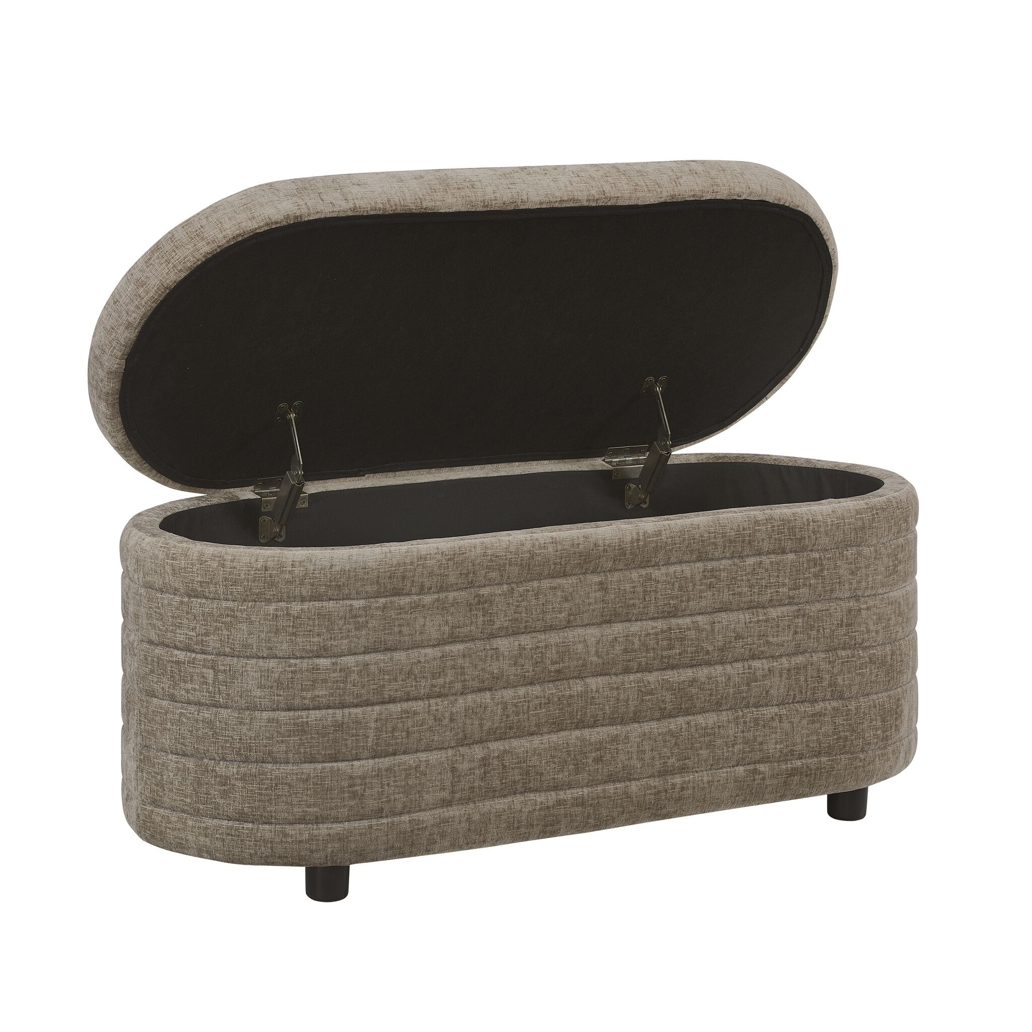 Uden Storage Ottoman - Dark Grey - Image 5