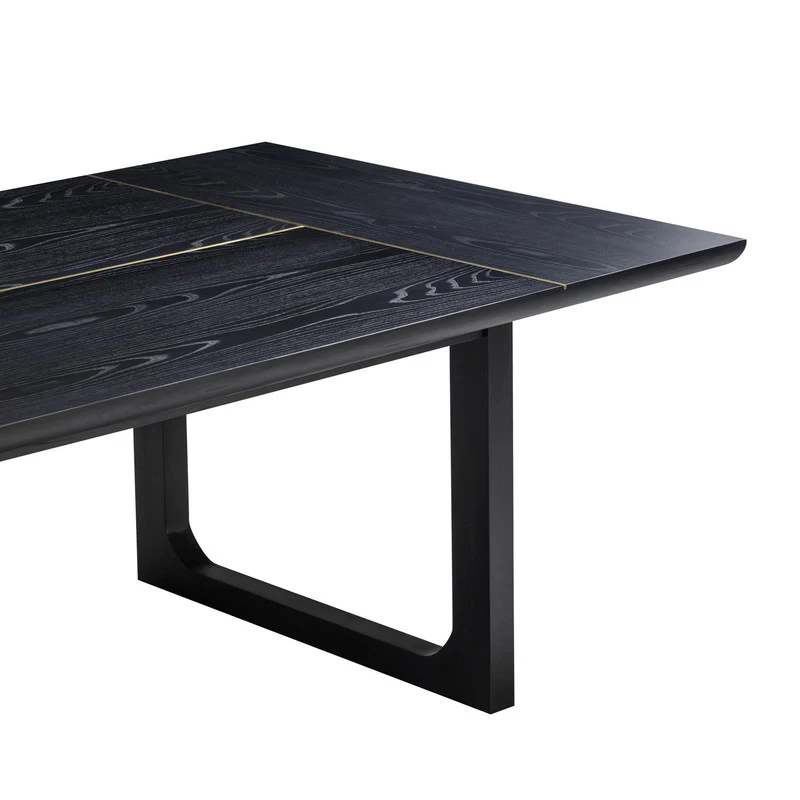 Udine Dining Table - Black - Image 6