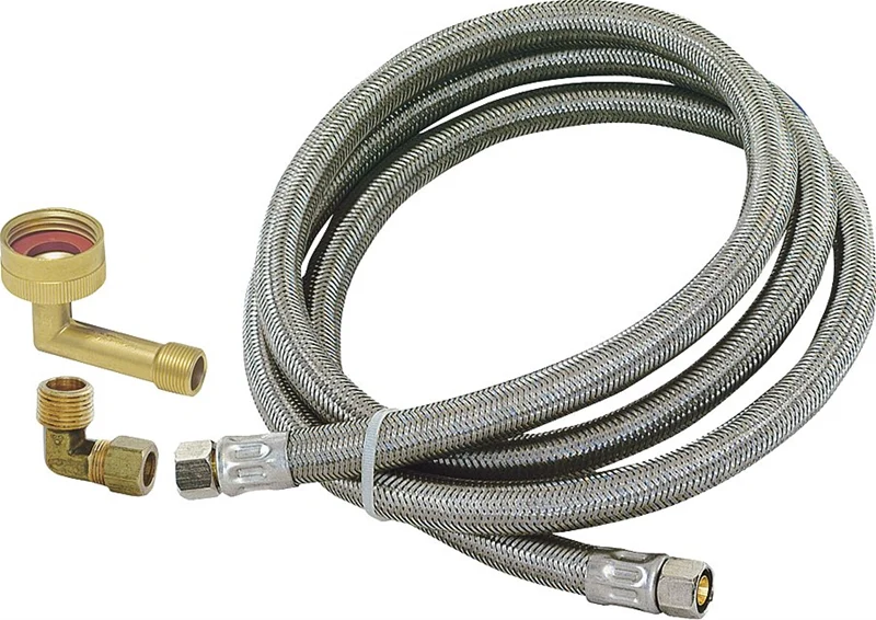 Universal Stainless Steel 6' Braided Dishwasher Installation Kit - 41045 - Image 2