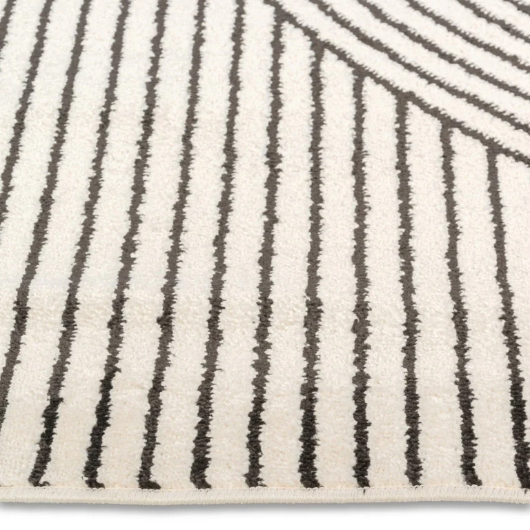 Urbane Arches Rug - 6' x 9' - Black - Image 4