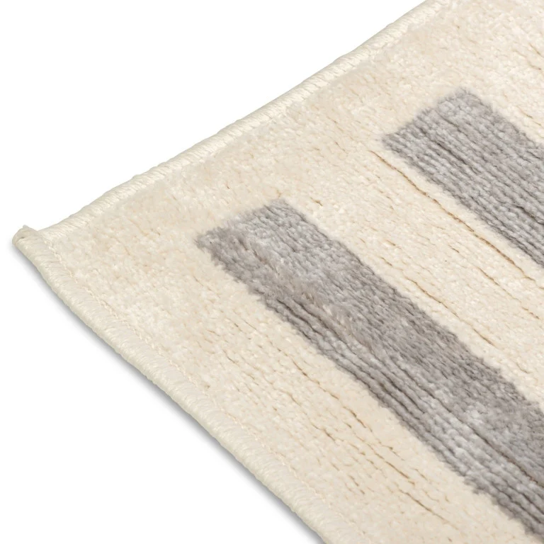 Urbane Lines Rug - 3' x 5' - Grey/Black - Image 3
