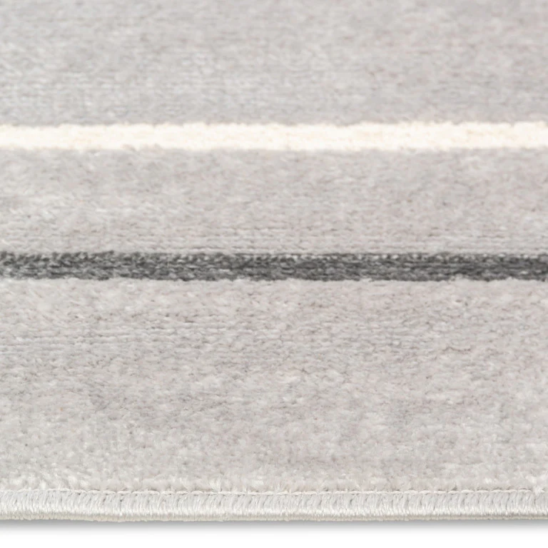 Urbane Modern Rug - 3' x 5' - Grey/Black - Image 4