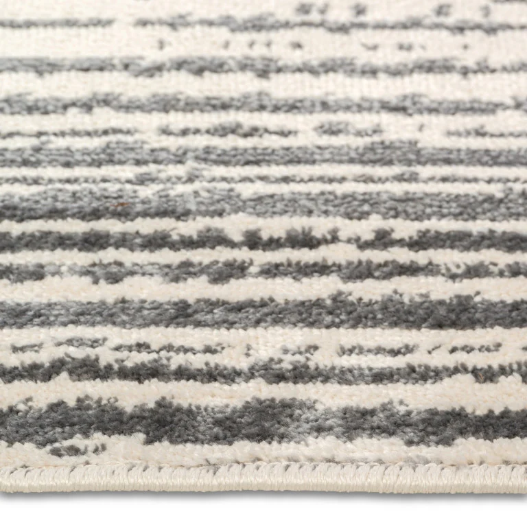 Urbane Stripes Rug - 5' x 8' - Grey - Image 4