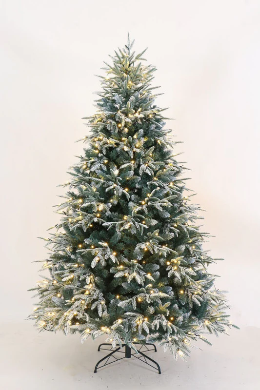 Utrecht 4 Ft Frosted Colorado ICY-Blue Pine Christmas Tree Pre-lit with LED Lights - Warm White - Image 3