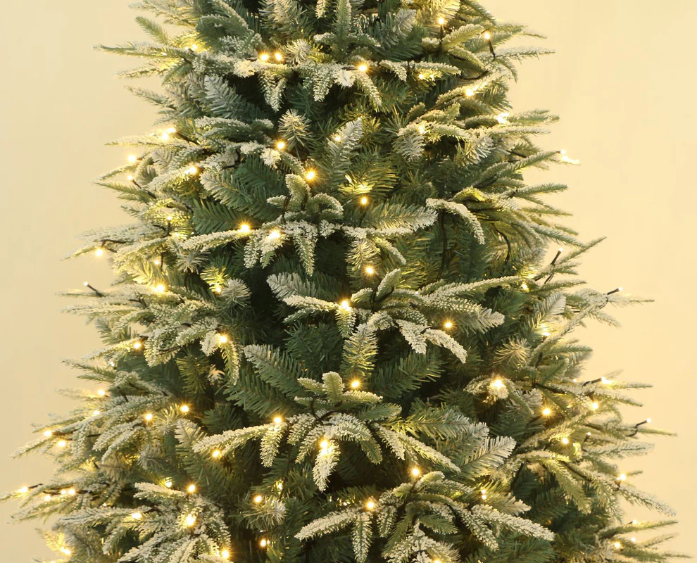 Utrecht 4 Ft Frosted Colorado ICY-Blue Pine Christmas Tree Pre-lit with LED Lights - Warm White - Image 9