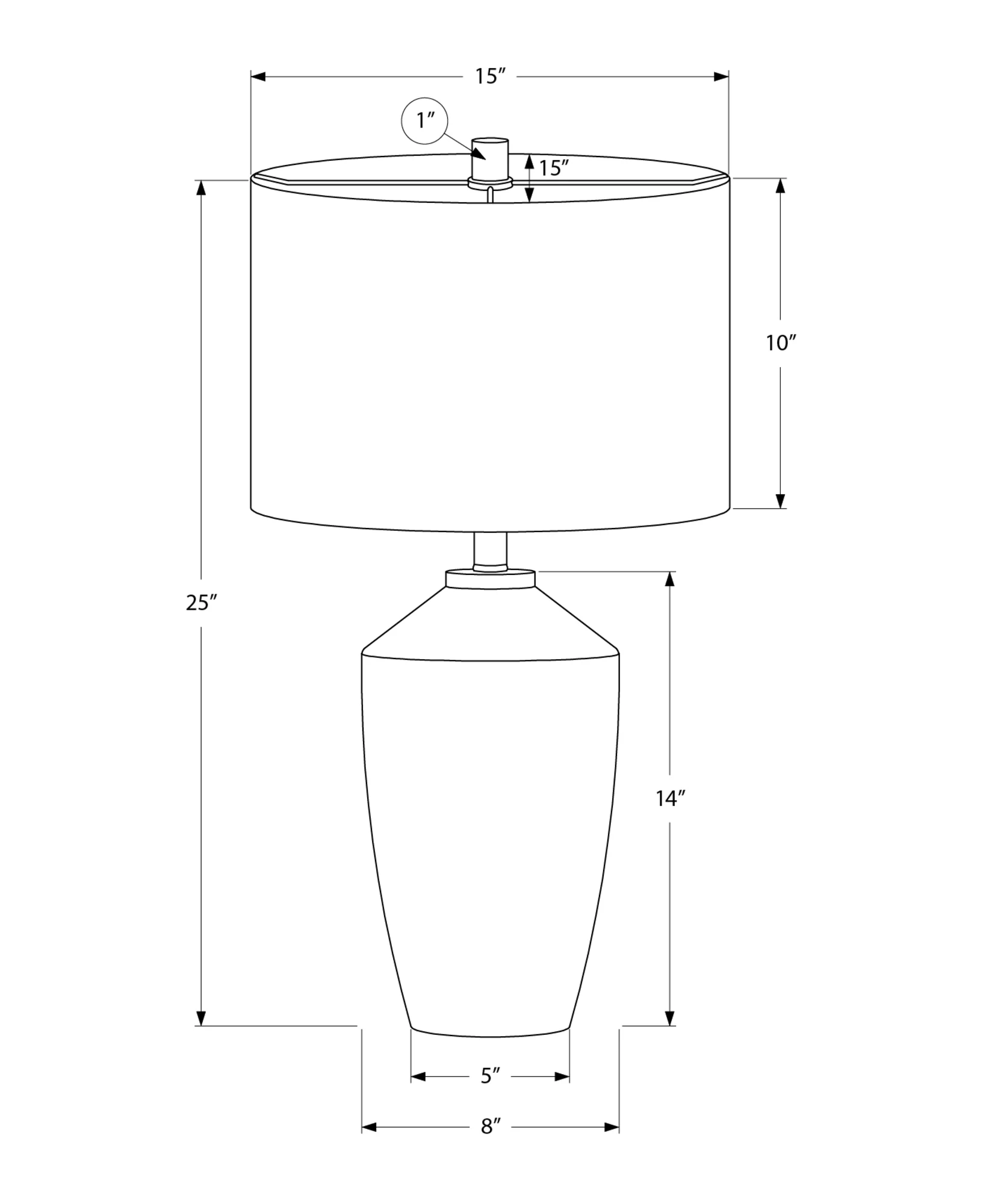 Valeo Table Lamp - Stone - Image 3