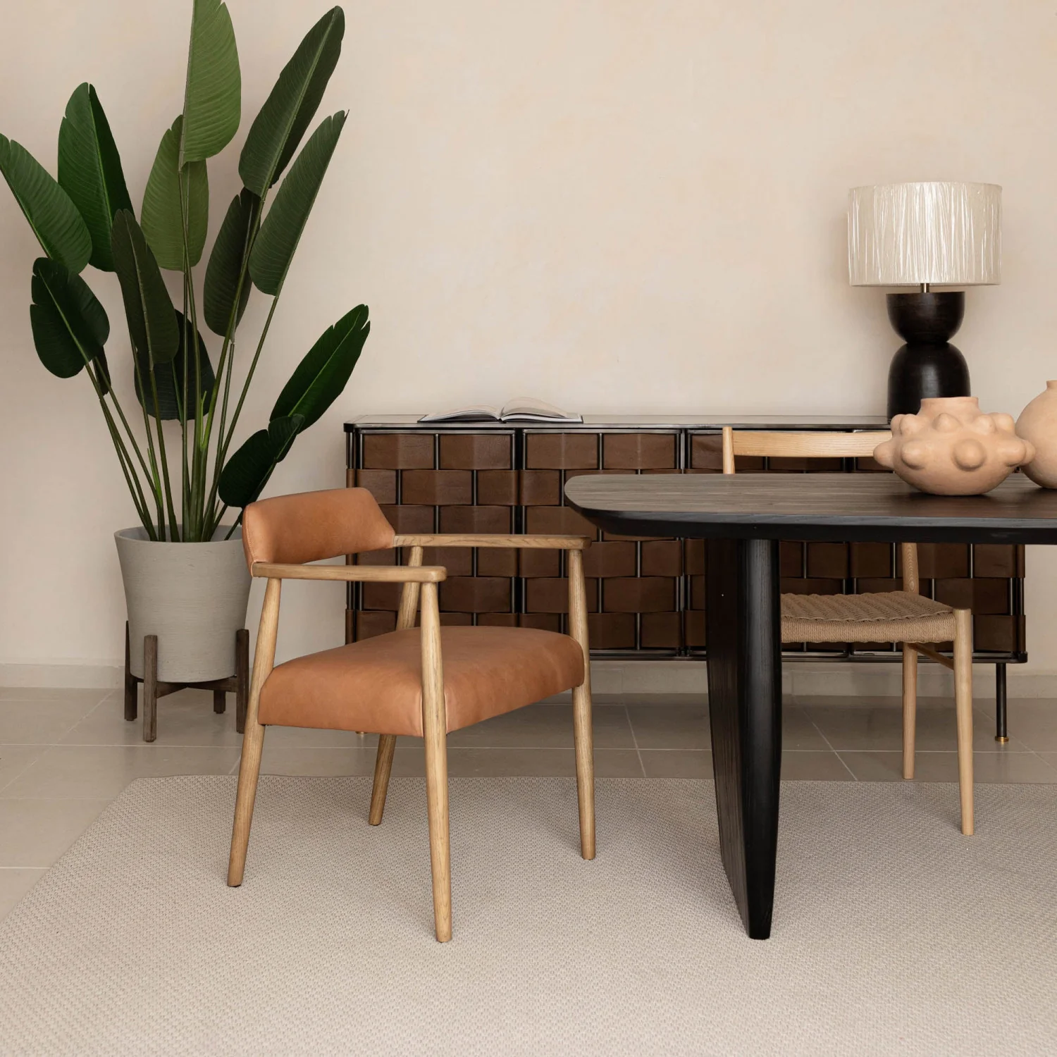 Valestra Dining Chair - Hunter Tan - Image 2