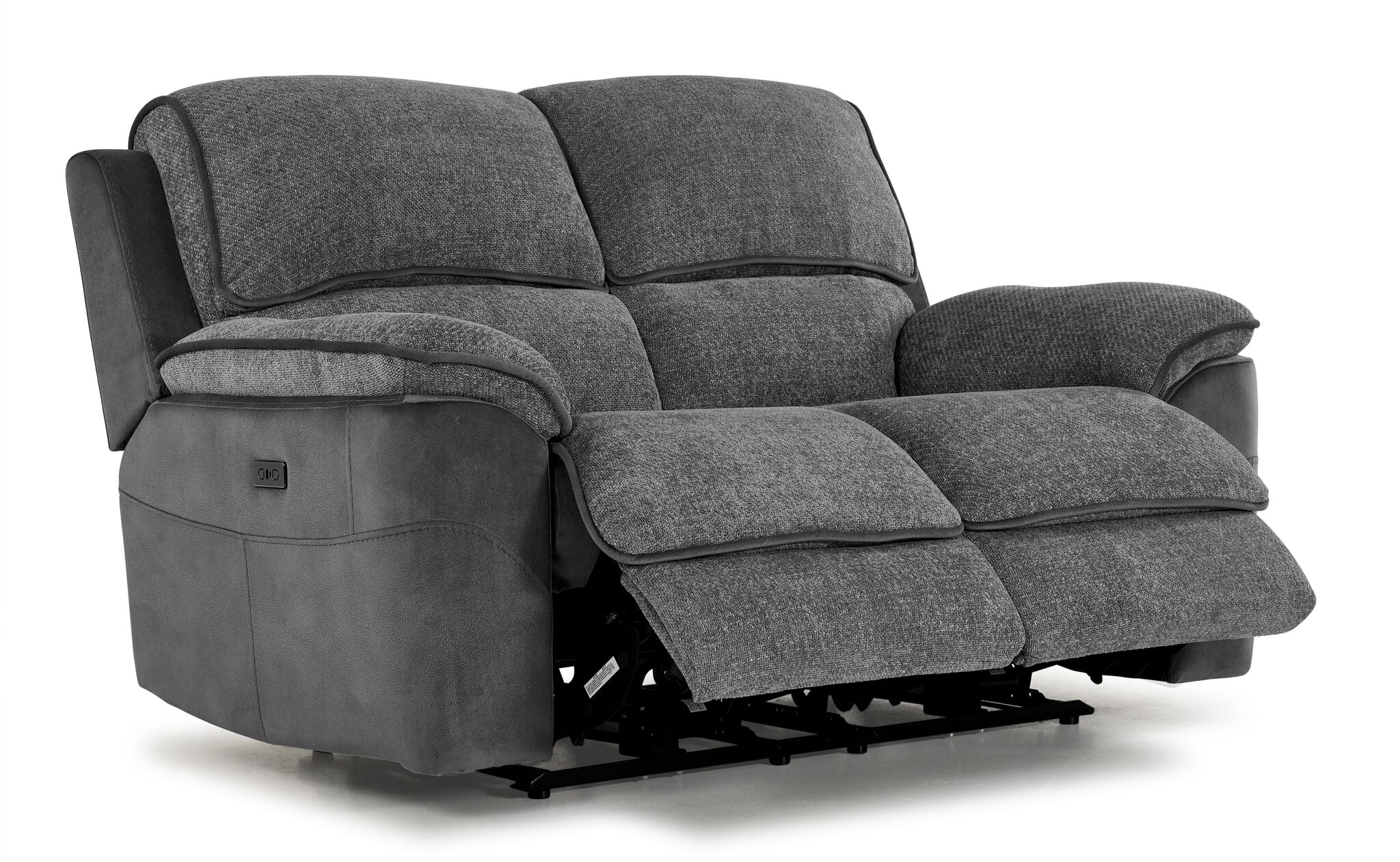 Vandelay Power Reclining Loveseat - Grey - Image 3