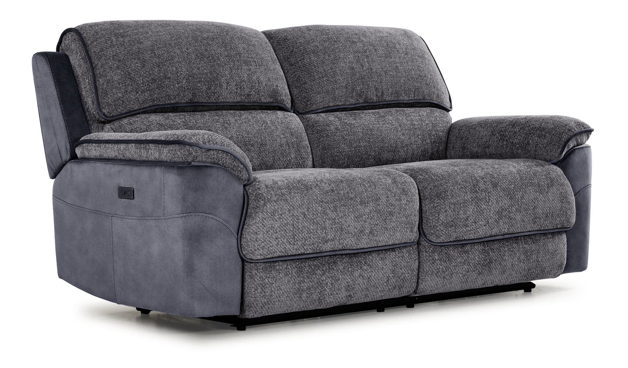 Vandelay Power Reclining Sofa and Loveseat Set - Blue - Image 2