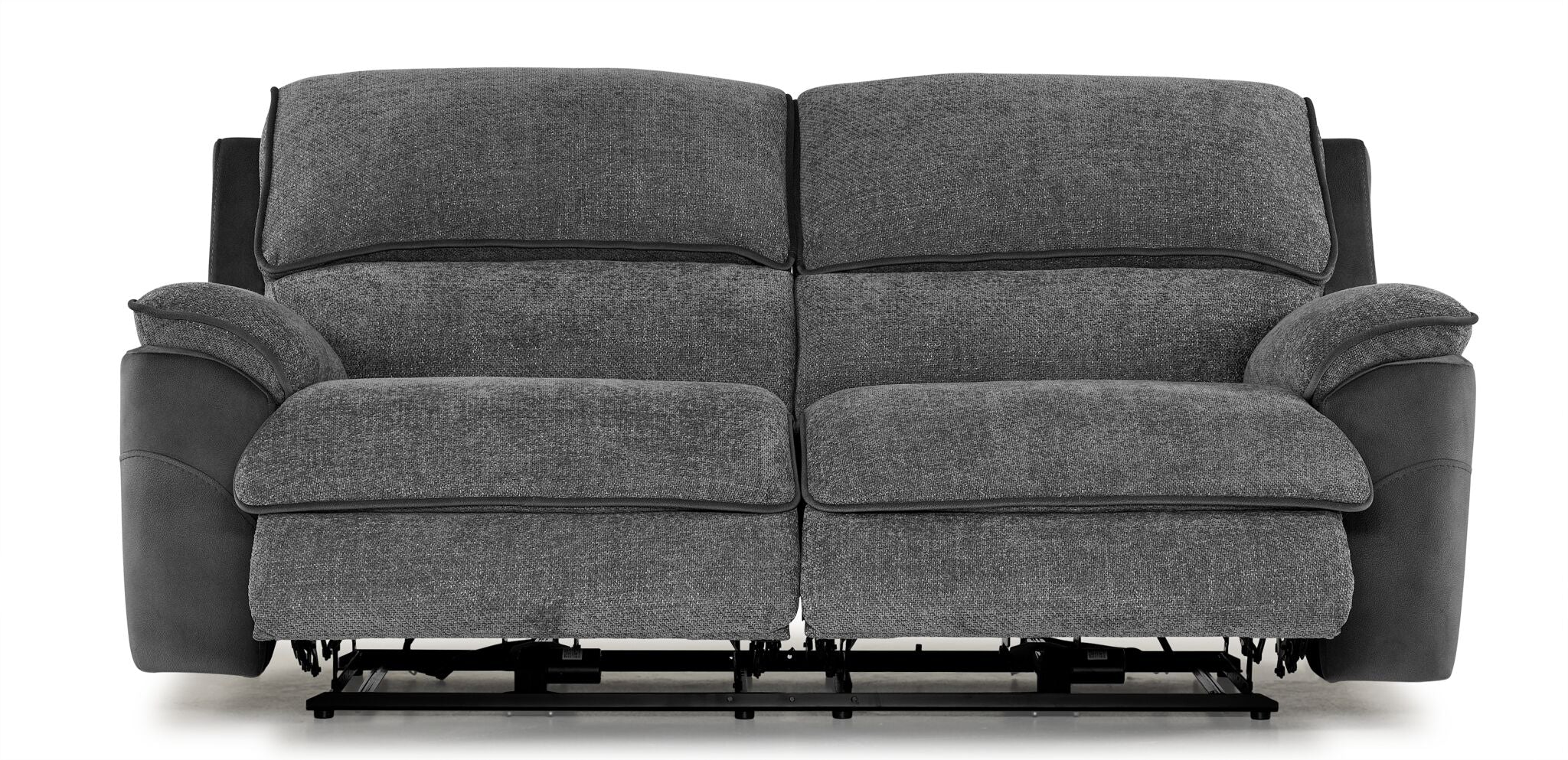 Vandelay Power Reclining Sofa - Grey - Image 4