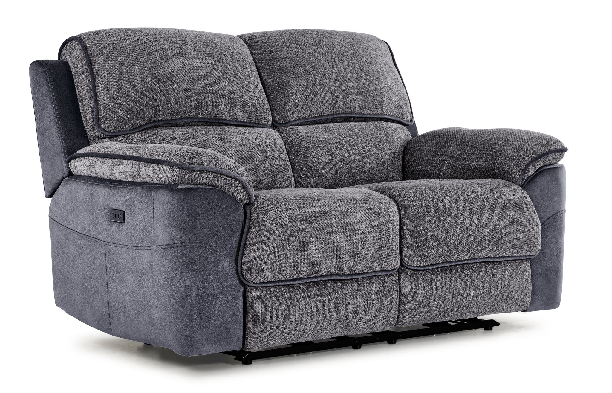Vandelay Power Reclining Sofa, Loveseat and Chair Set - Blue - Image 3