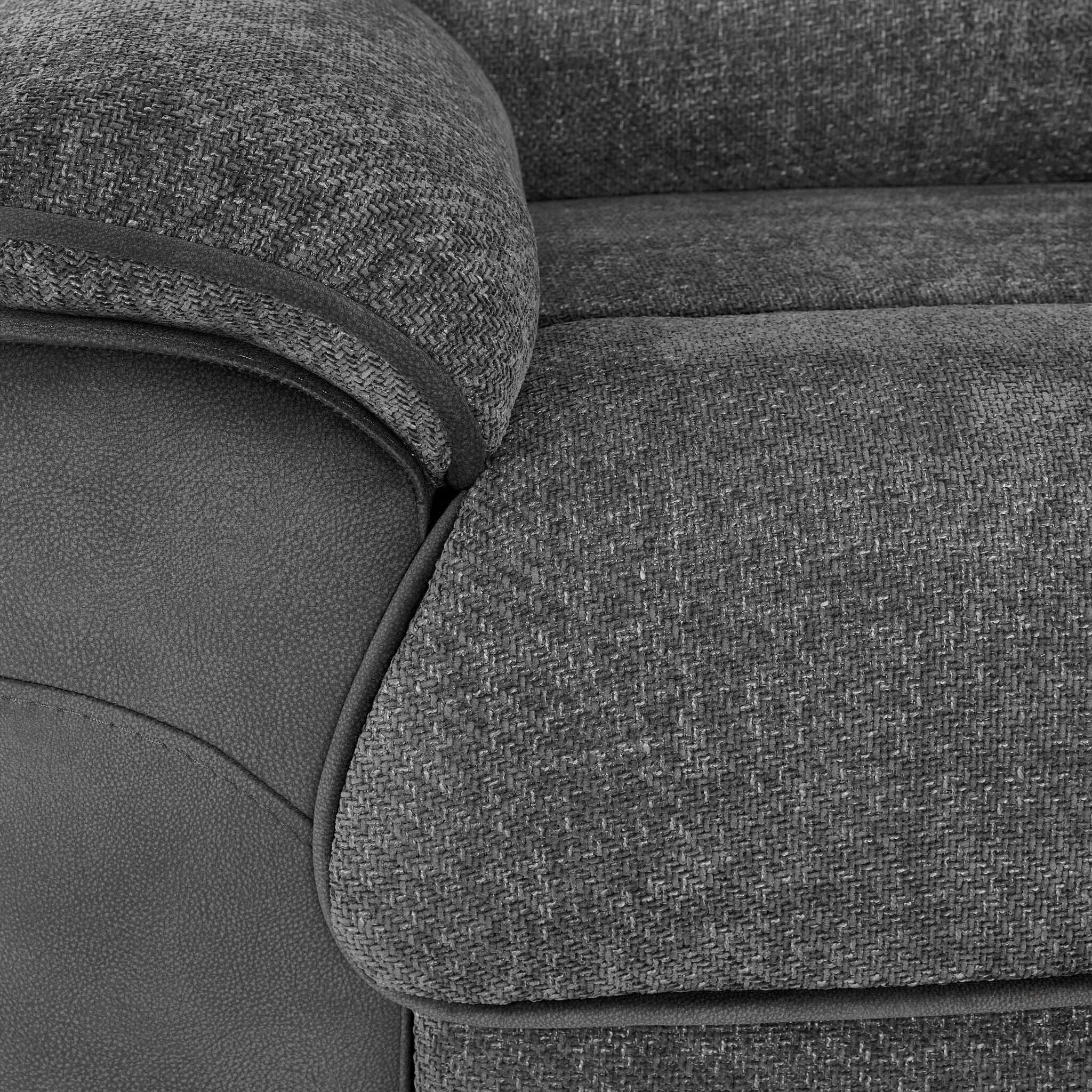 Vandelay Power Reclining Sofa and Chair Set - Grey - Image 4