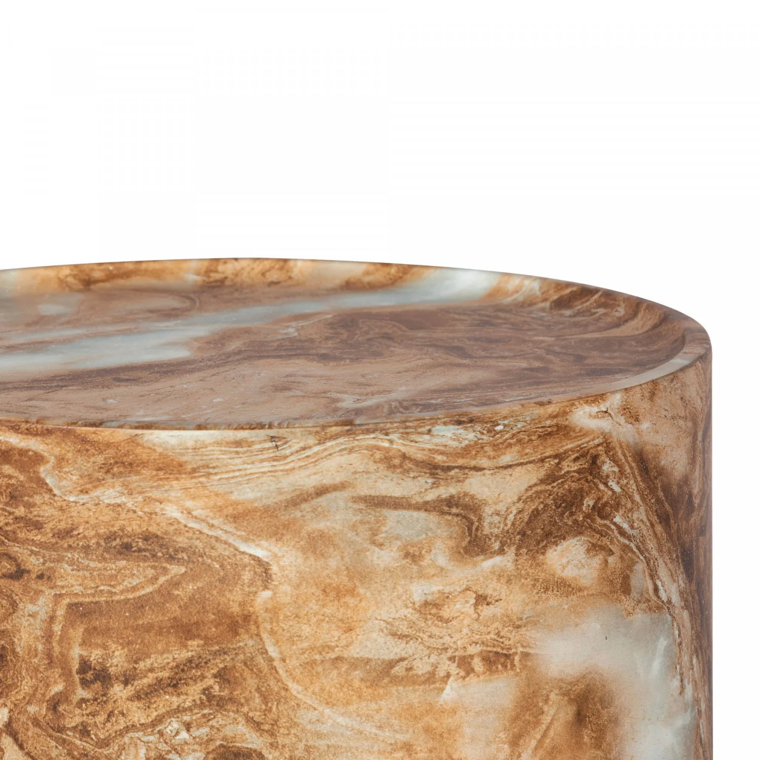 Vanderoy Side Table - Beige/Brown - Image 9