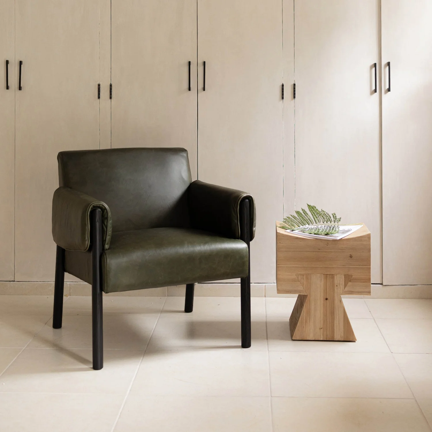 Vaudel Stool - Brown - Image 2
