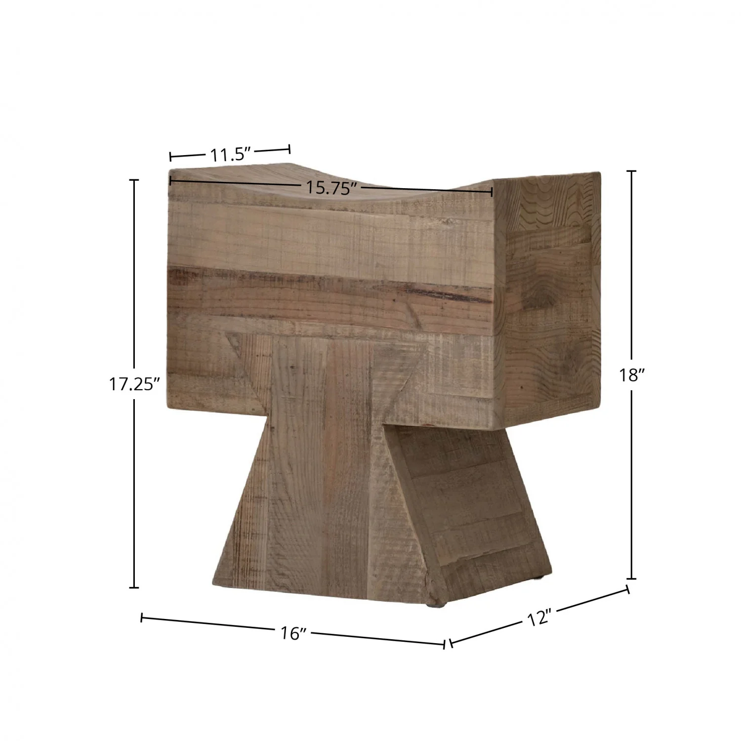 Vaudel Stool - Brown - Image 3