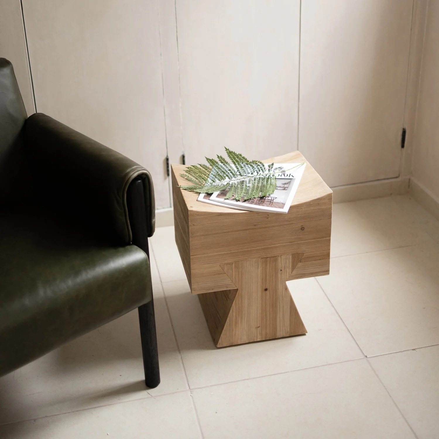 Vaudel Stool - Brown - Image 4