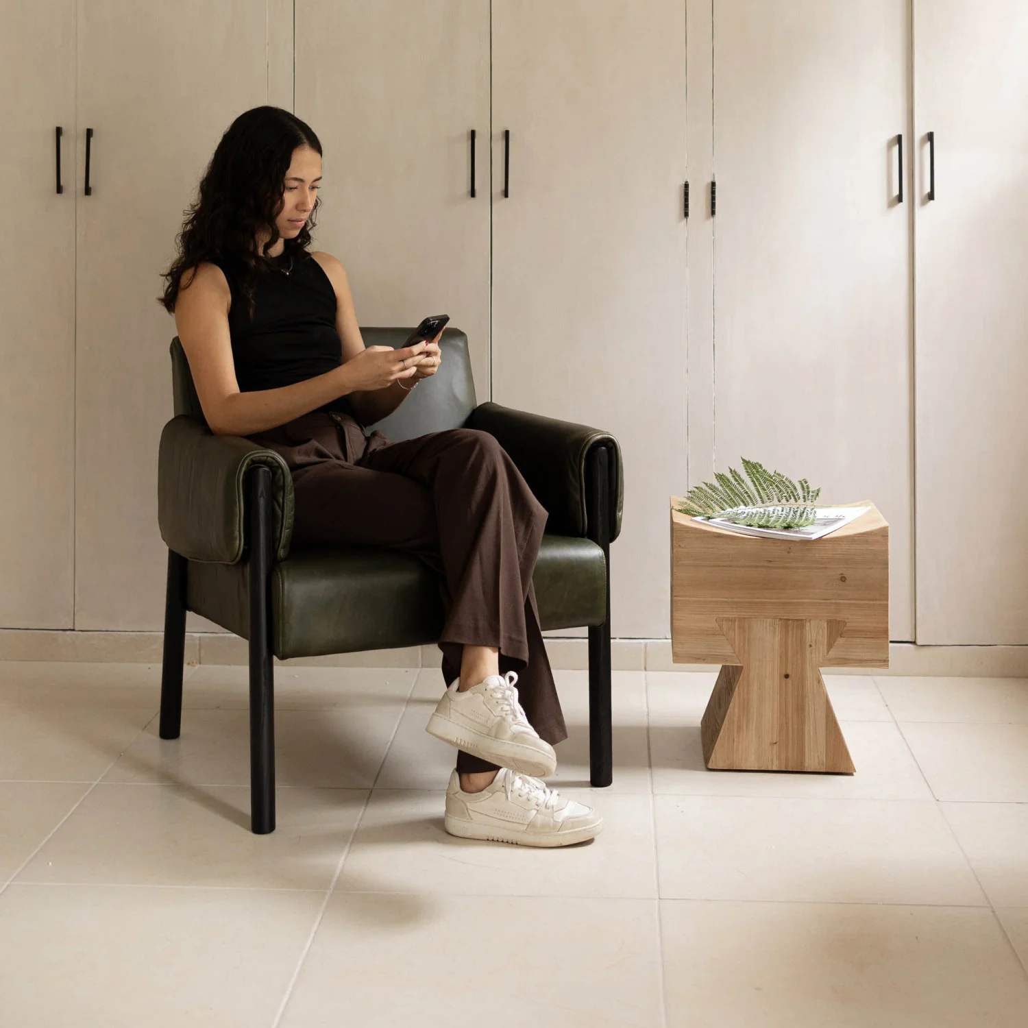 Vaudel Stool - Brown - Image 5