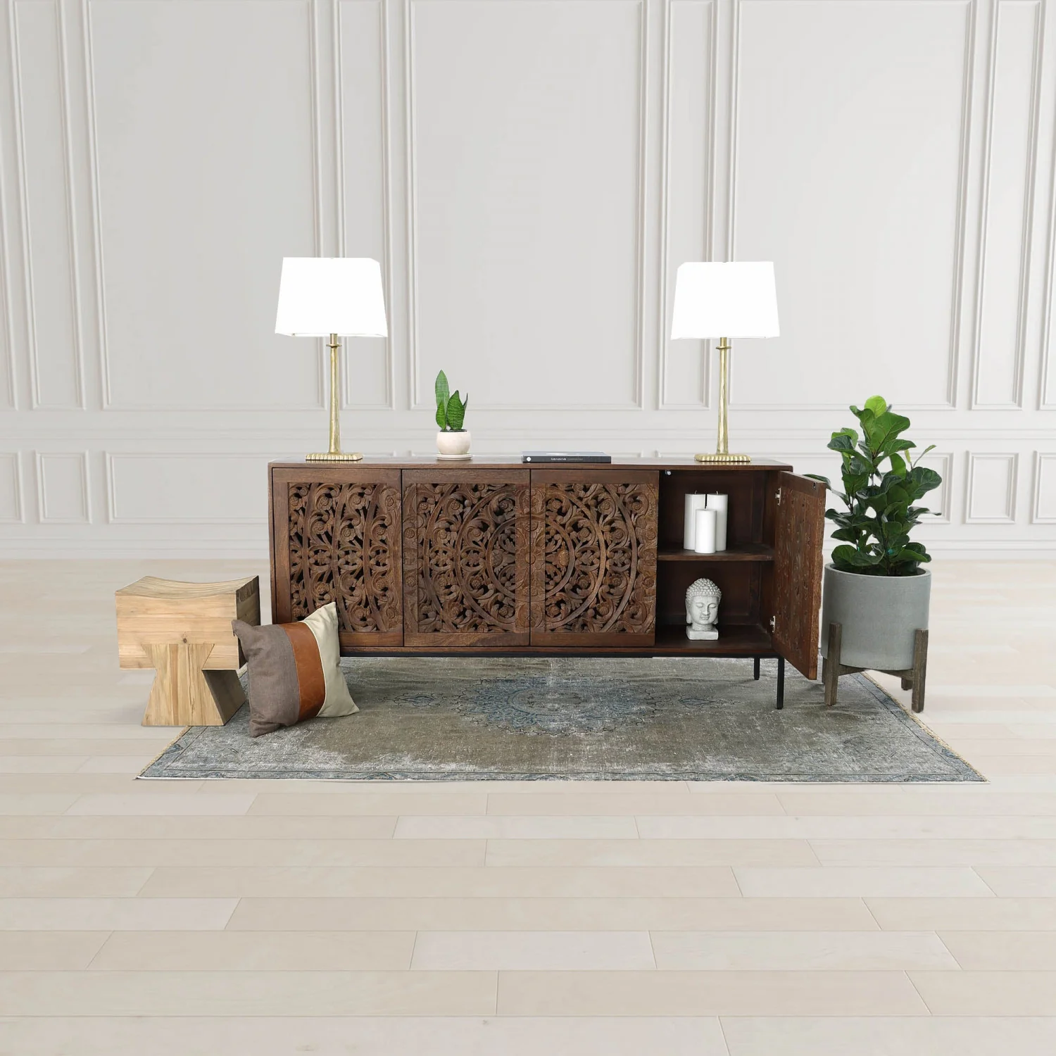 Vaudel Stool - Brown - Image 9