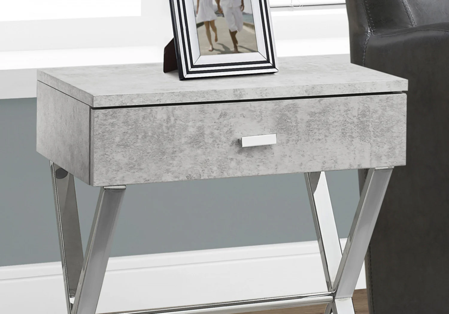 Vell Side Table - Grey - Image 5