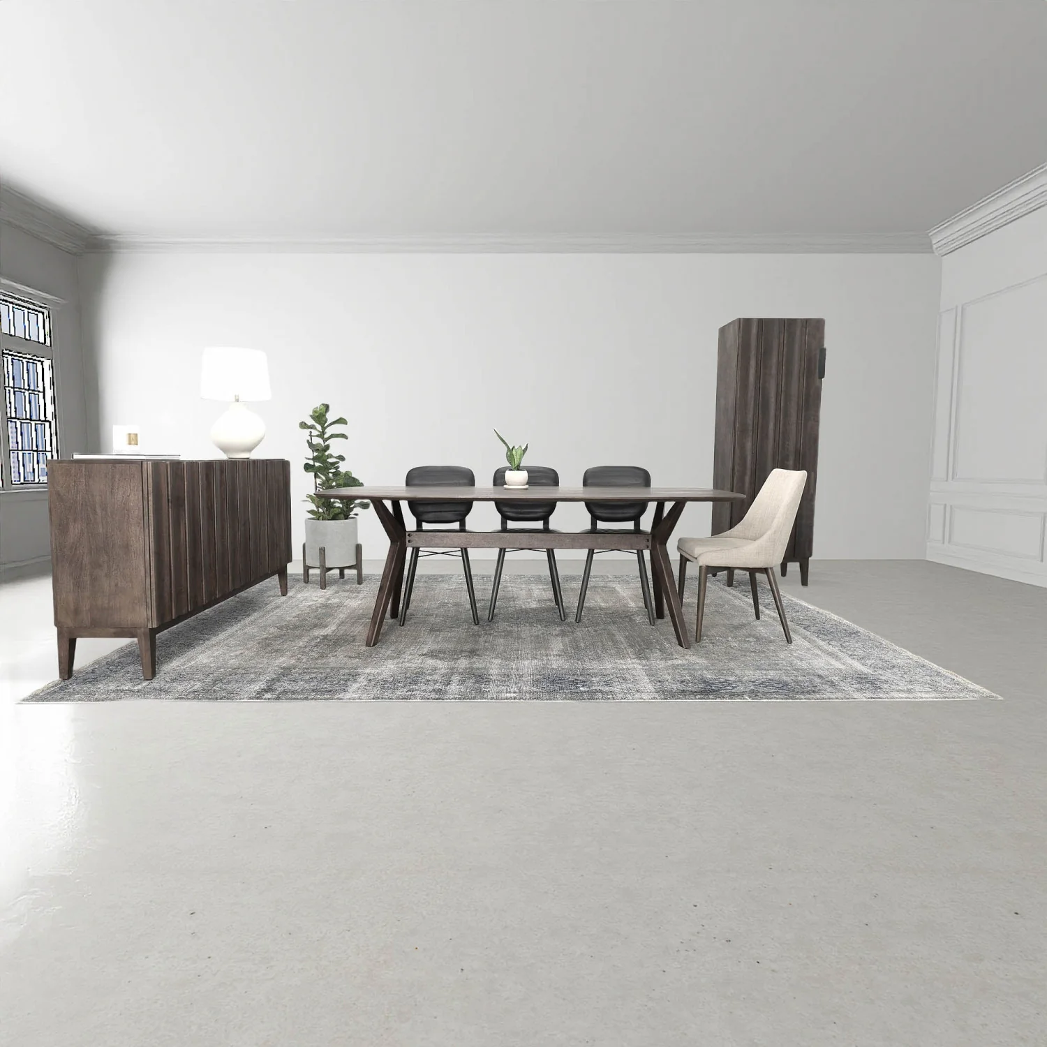Vellaro Side Chair - Beige - Set of Two - Image 3