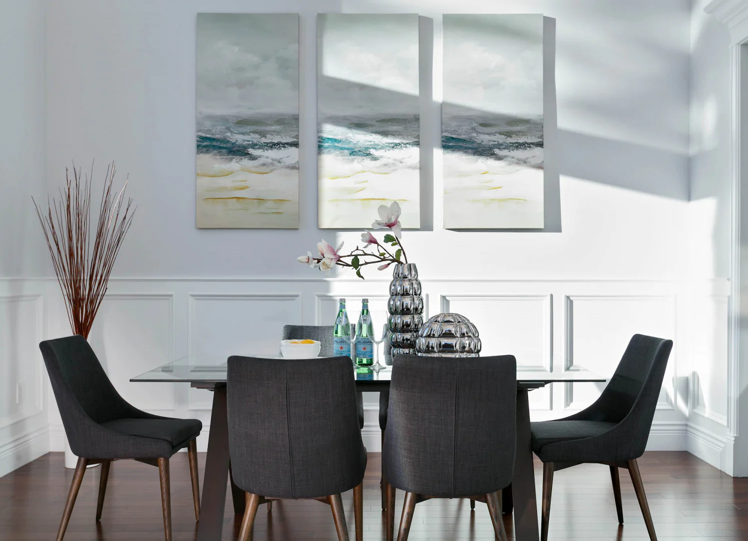 Vellaro Side Chair - Dark Grey - Set of Two - Image 2