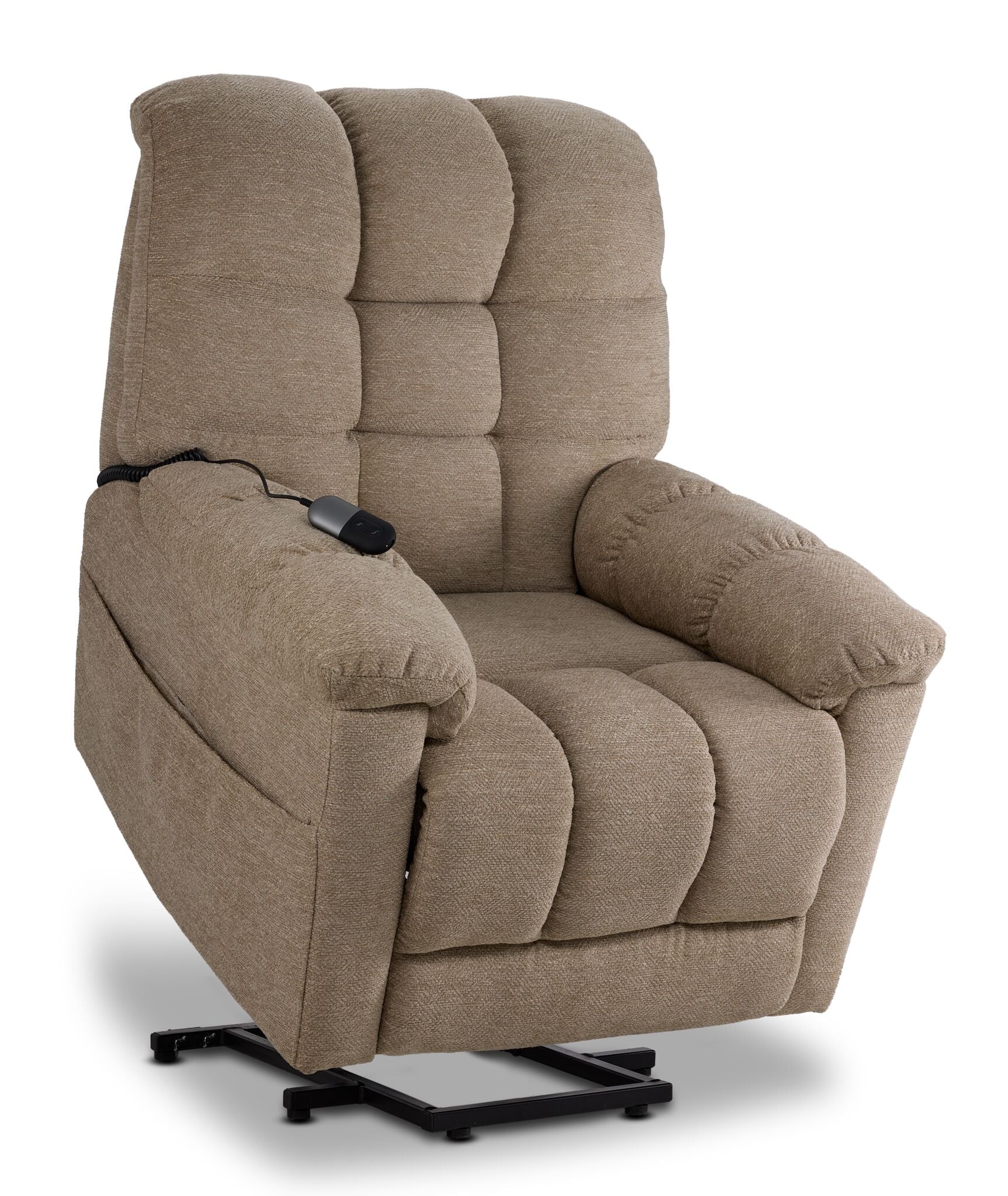Veneto Power Lift Recliner - Beige - Image 5