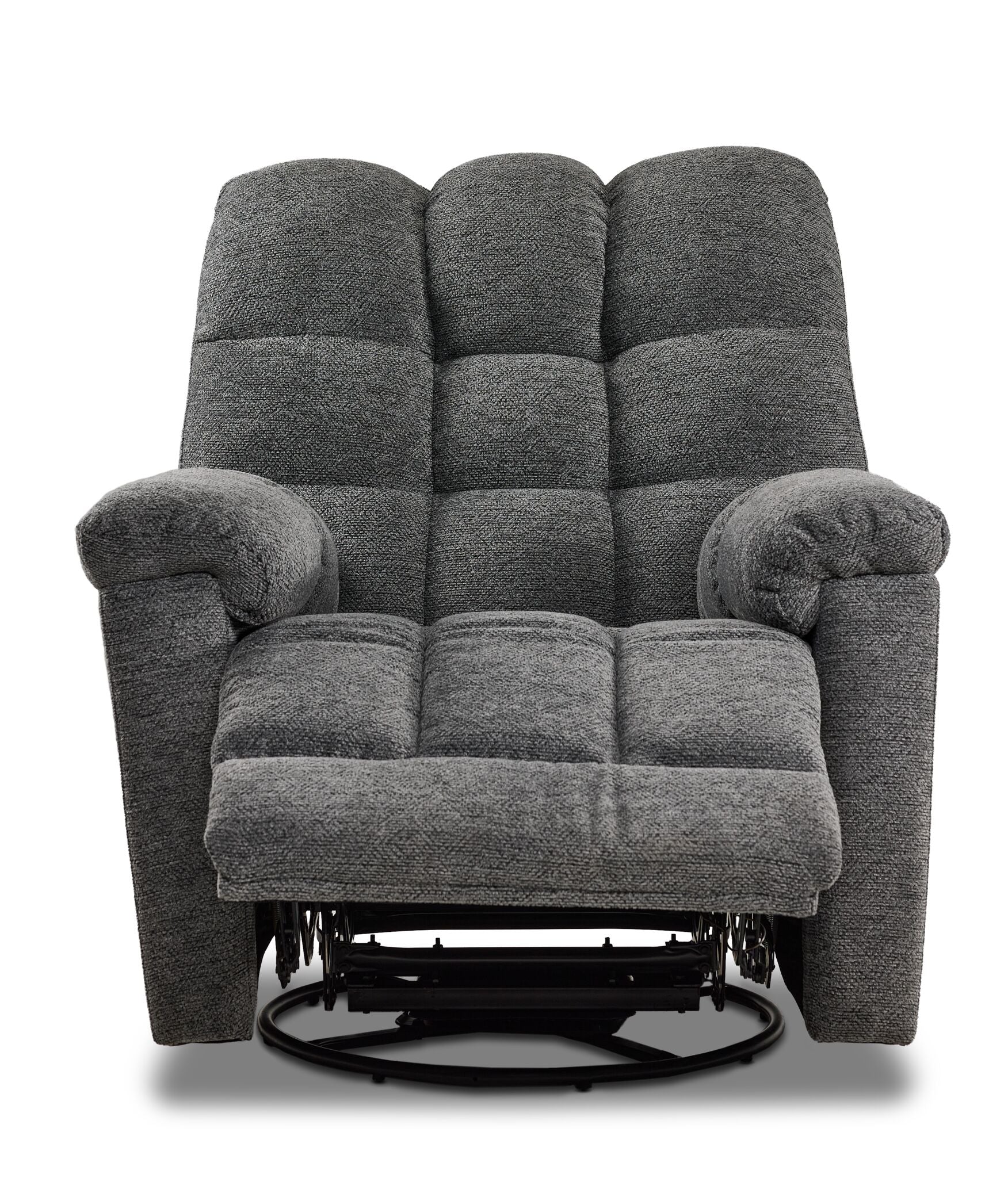 Veneto Swivel Recliner - Grey - Image 4