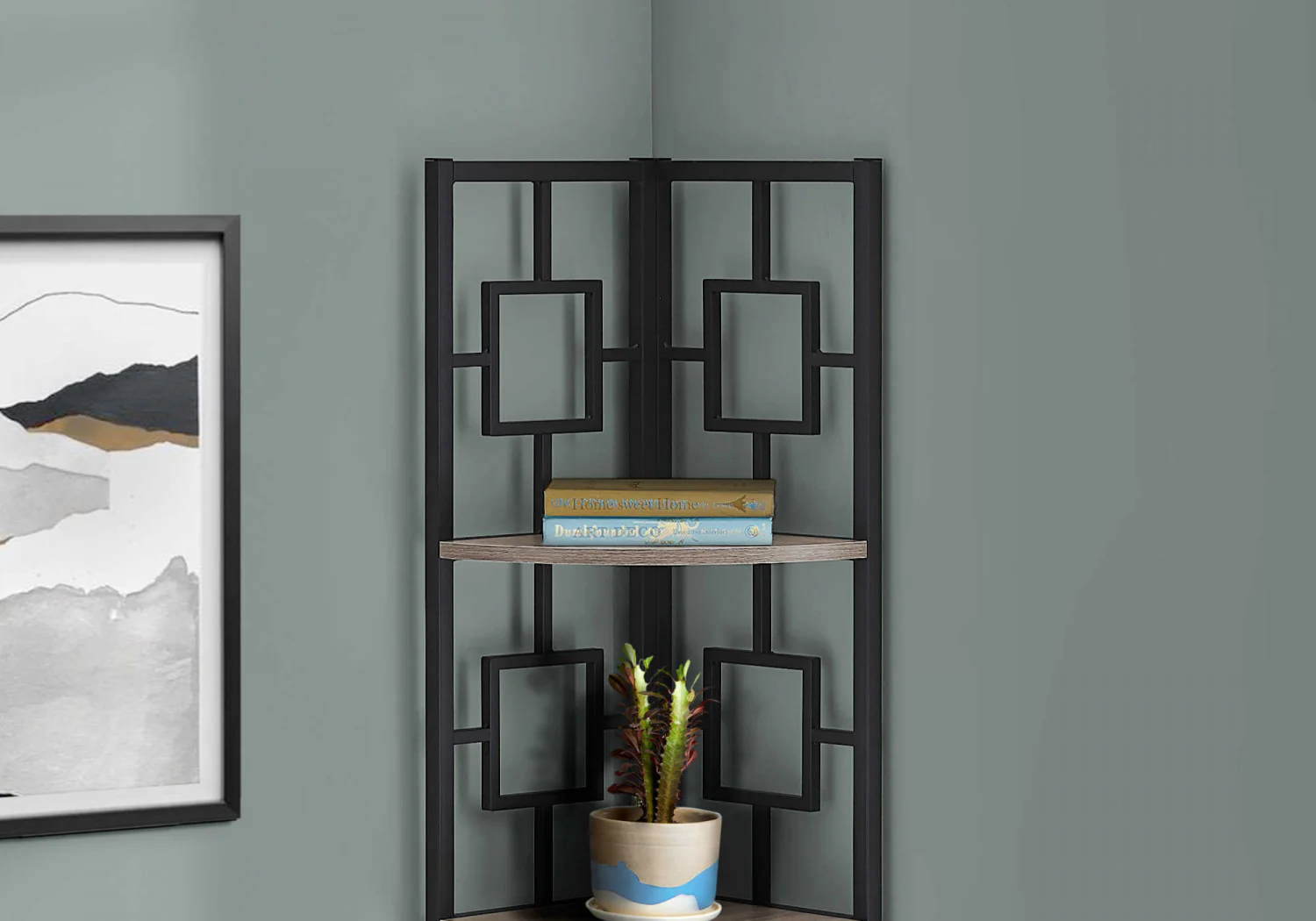 Venn Bookcase - Dark Taupe - Image 5