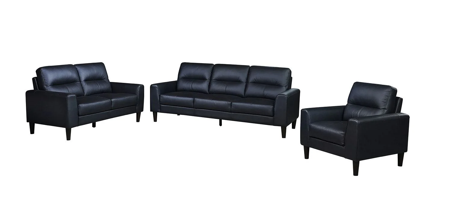 Verissimo Leather Chair - Black - Image 4