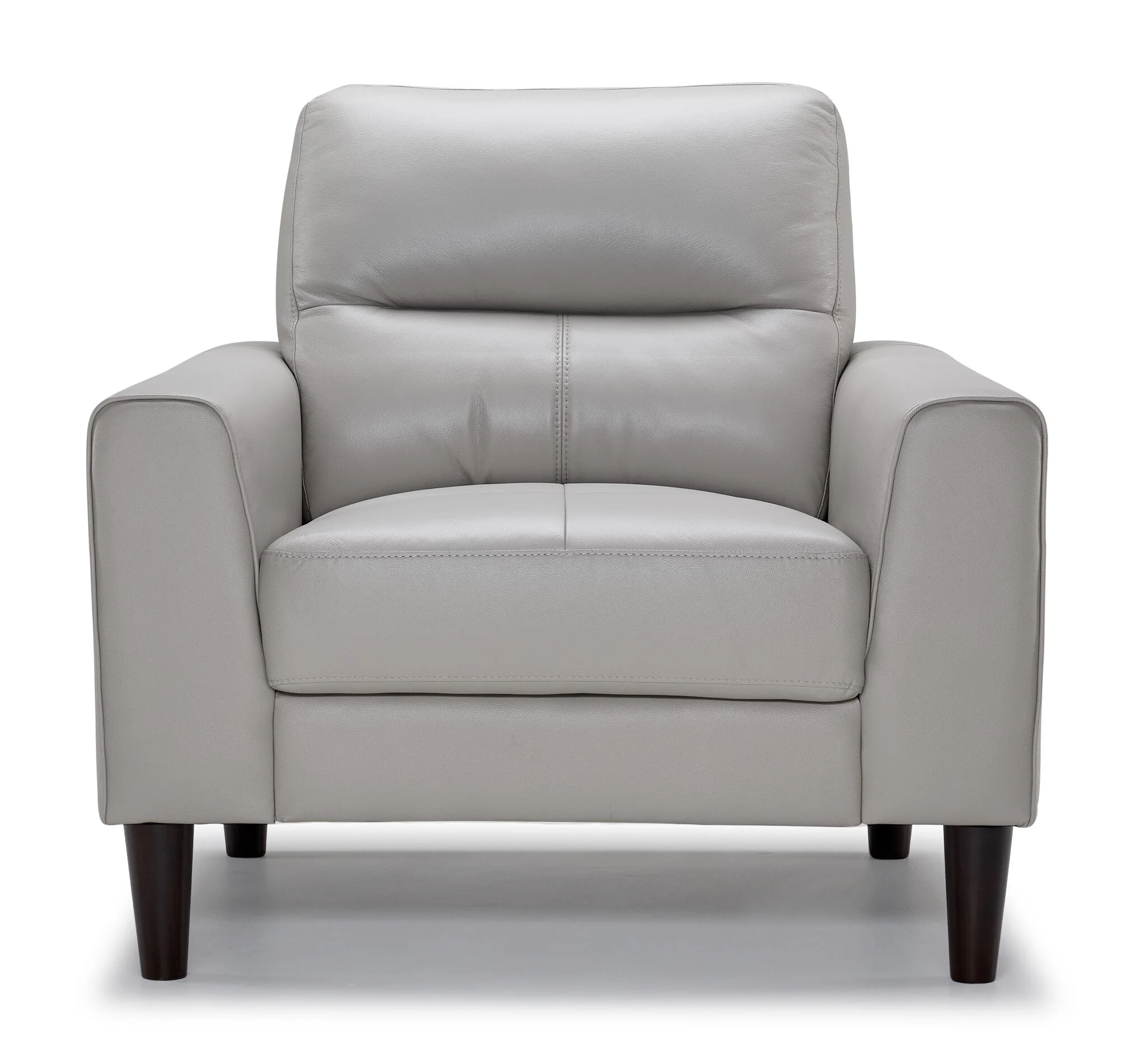Verissimo Leather Chair - Silver - Image 3