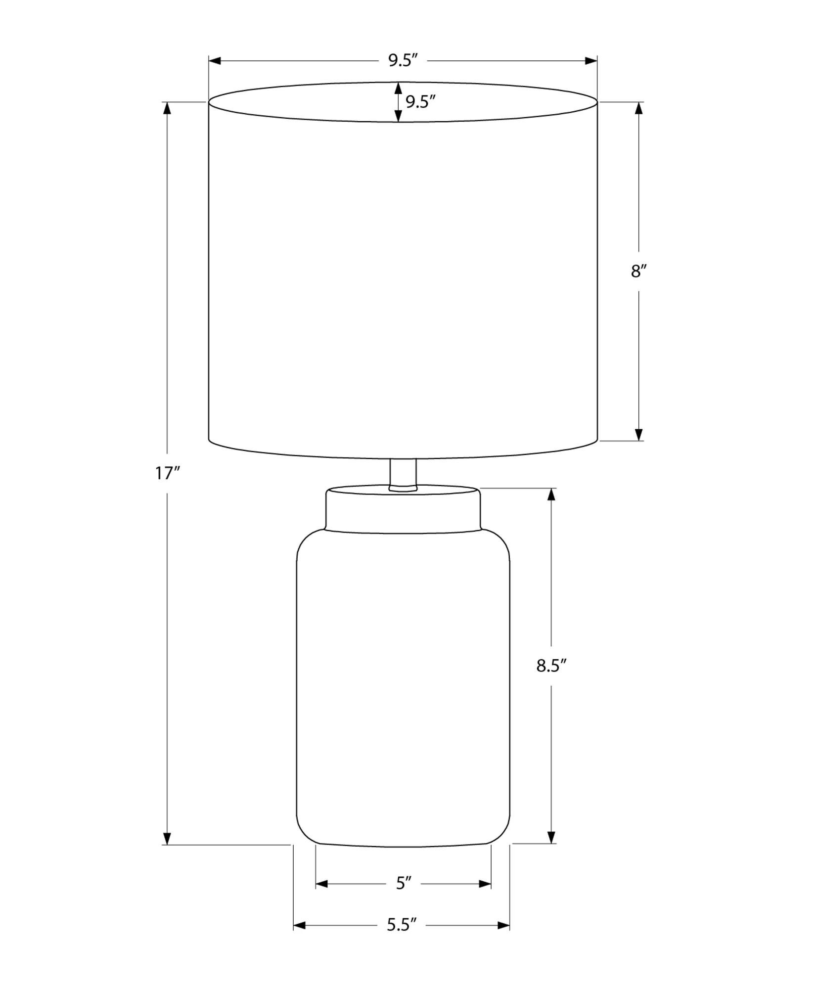 Vexa Table Lamp - Taupe - Image 3
