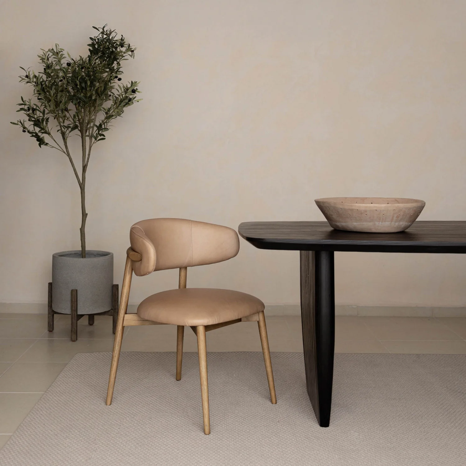 Veyda Dining Chair - Nude - Image 10