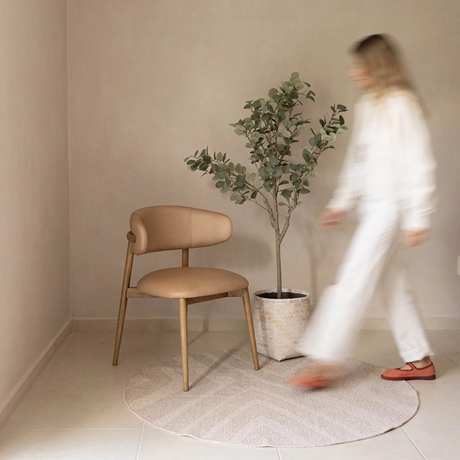Veyda Dining Chair - Nude - Image 2