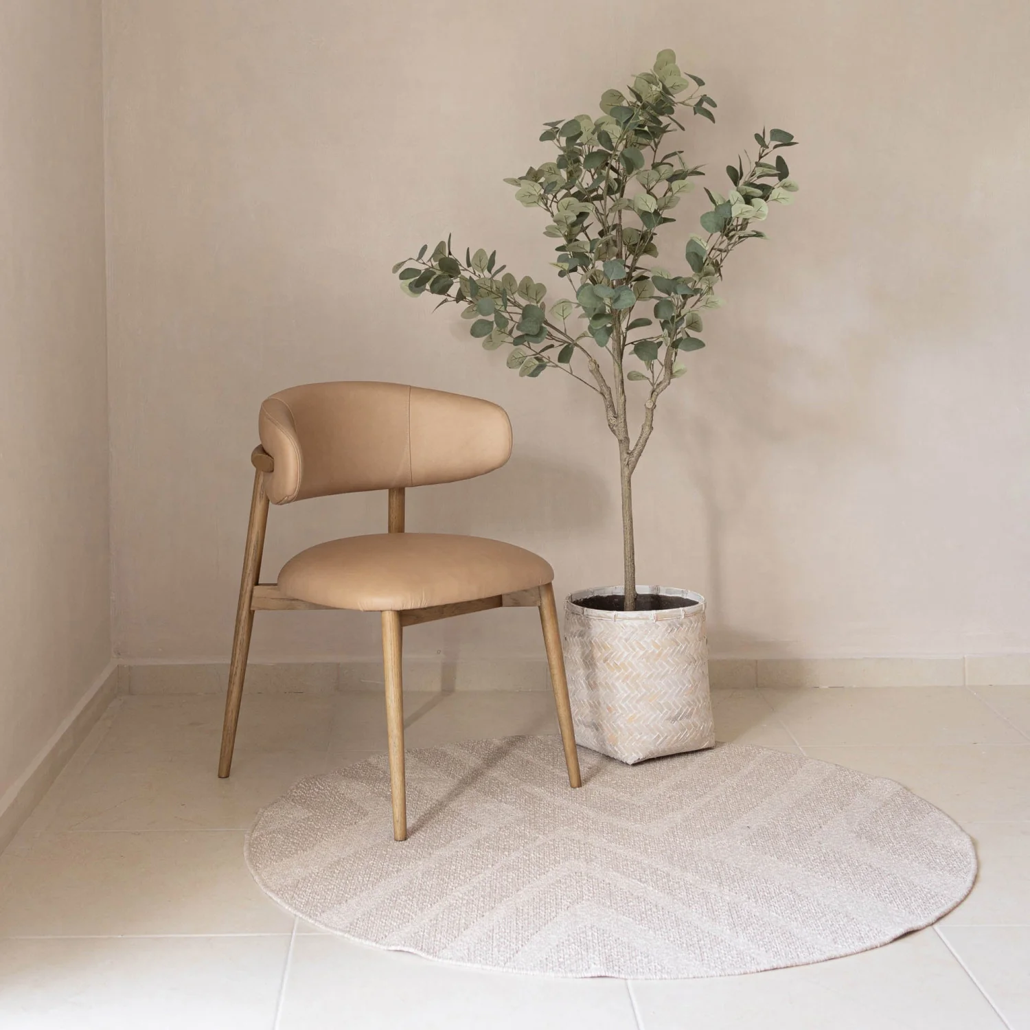 Veyda Dining Chair - Nude - Image 9