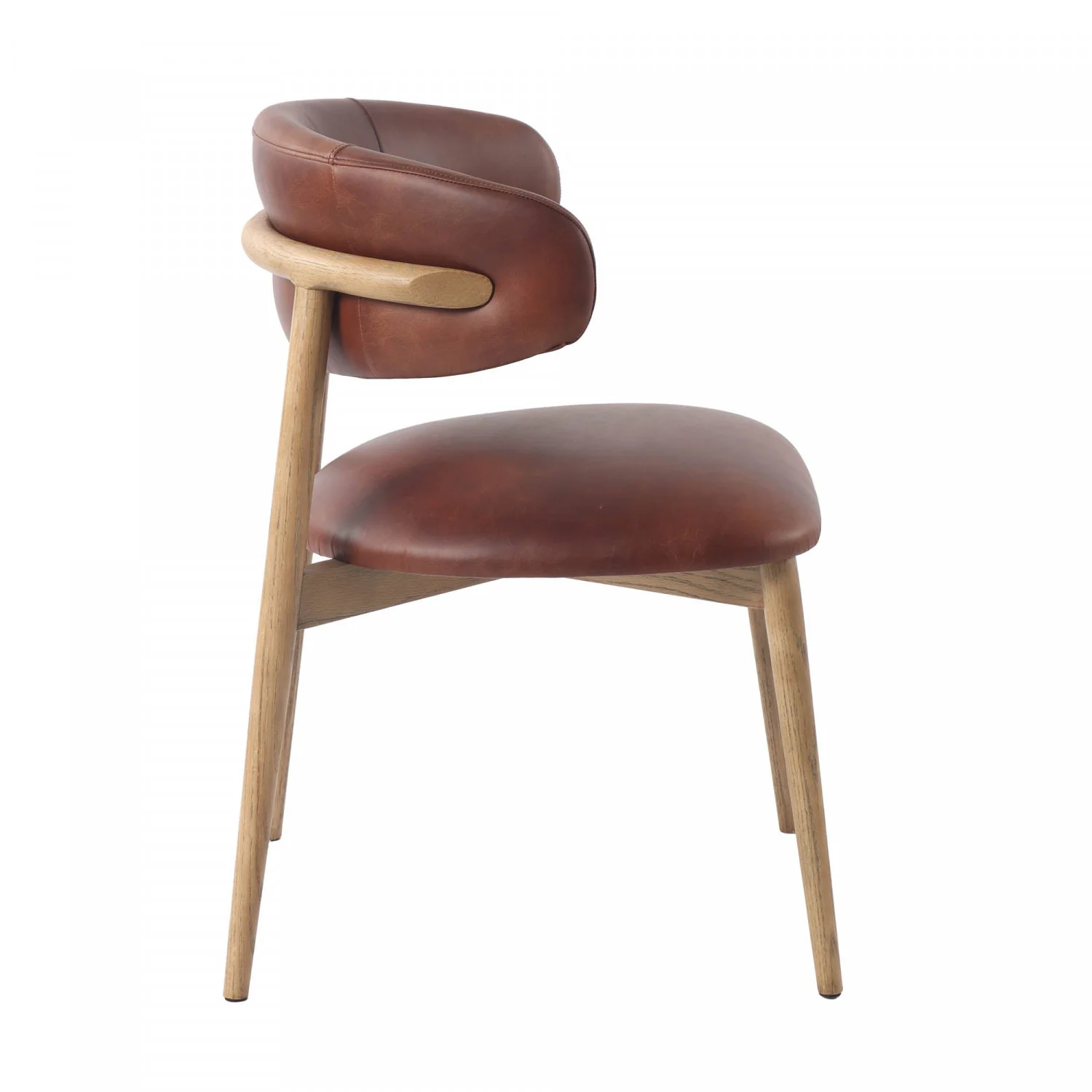 Veyda Dining Chair - Tobacco - Image 5