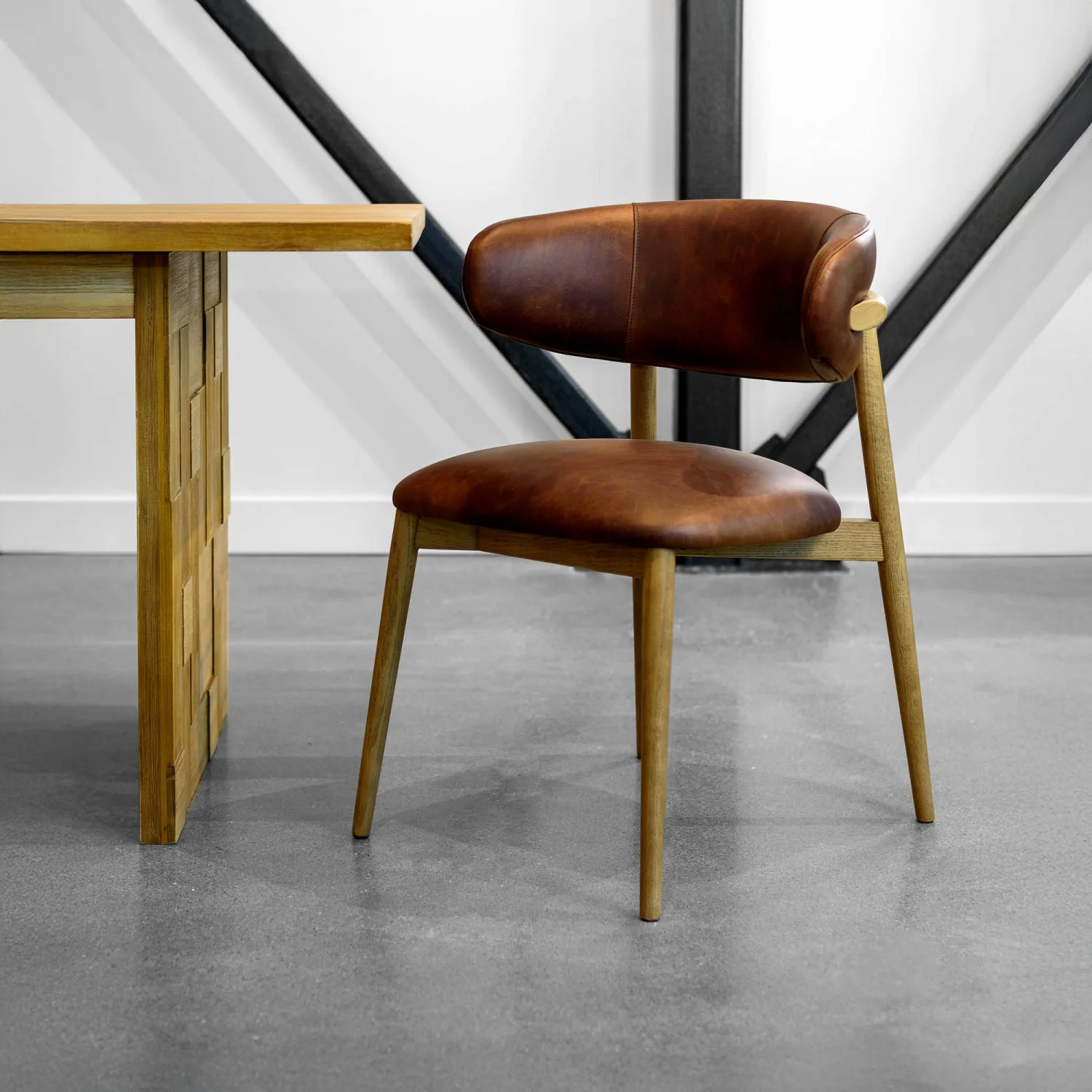 Veyda Dining Chair - Tobacco - Image 8