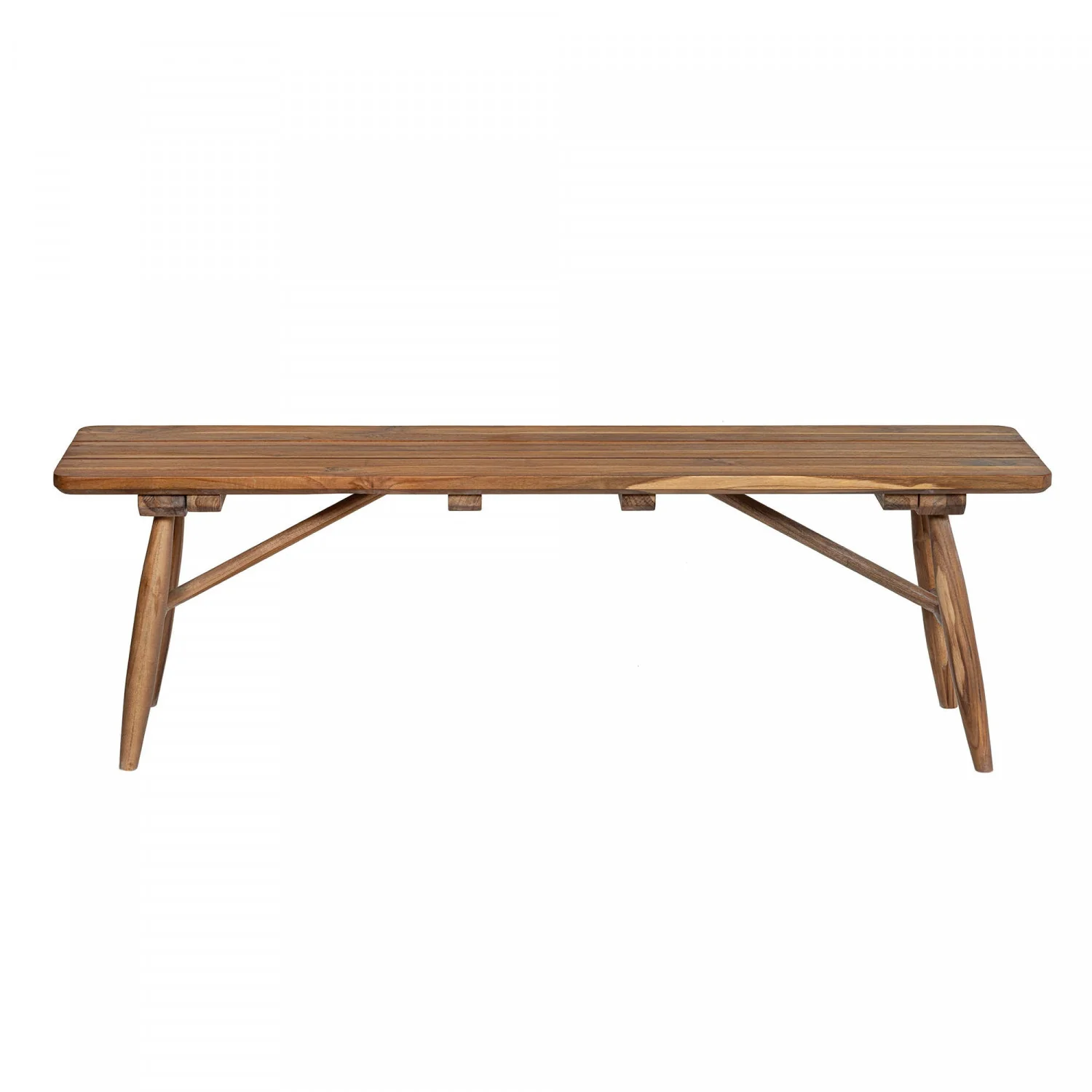 Veylor Outdoor Dining Bench - Brown - Image 2